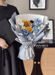 Grad Bloom Crochet Bouquet - Large Size