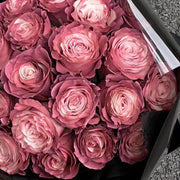 Classic Mauvs Rose Round Bouquet(Pre-order)