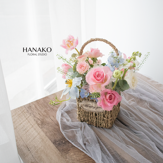 Mini Fresh Flower Basket Workshop