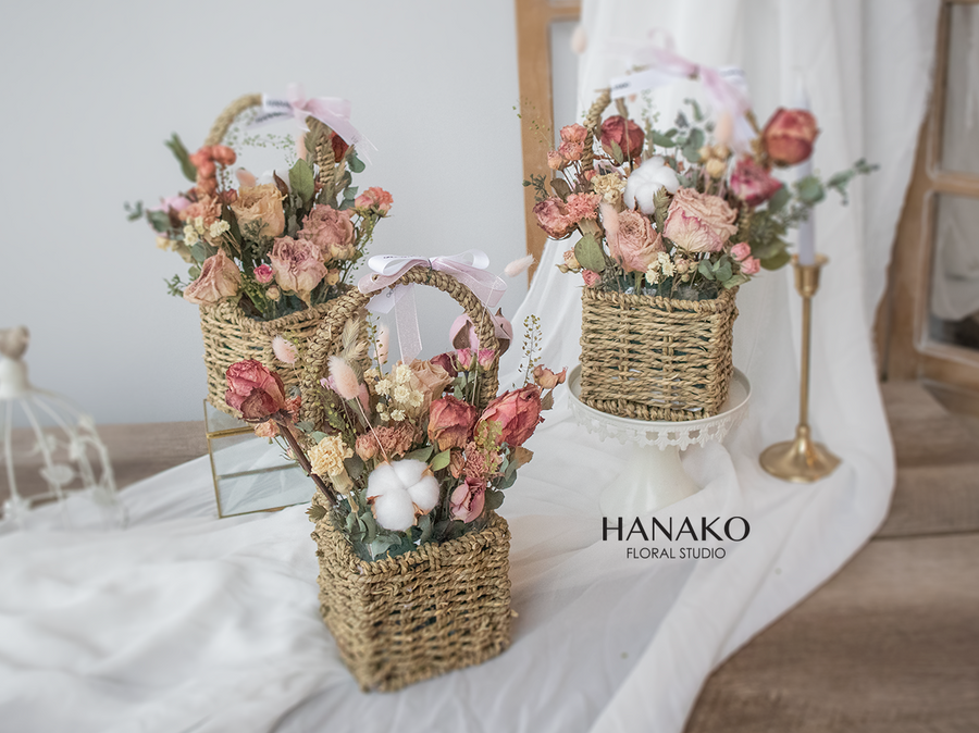 Mini Dried Flower Basket Workshop