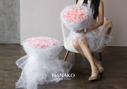 29/49/99 Chiffon Pink Roses Bouquet(Pre-order Item)