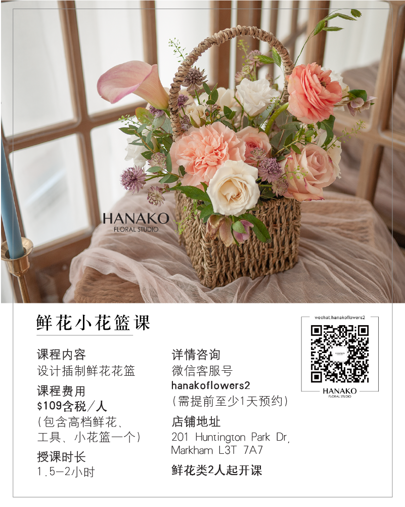 Mini Fresh Flower Basket Workshop