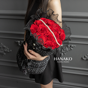 Hepburn Red Rose Bouquet