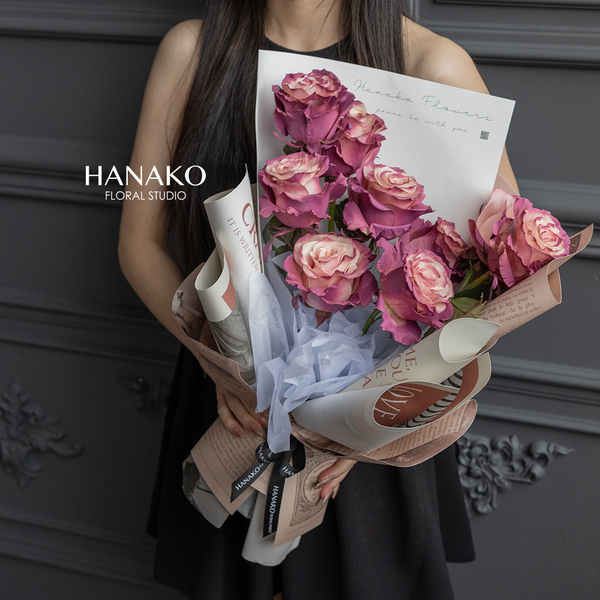 Qixi 9/19 Mauvs Rose Bouquet
