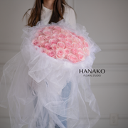 29/49/99 Chiffon Pink Roses Bouquet(Pre-order Item)